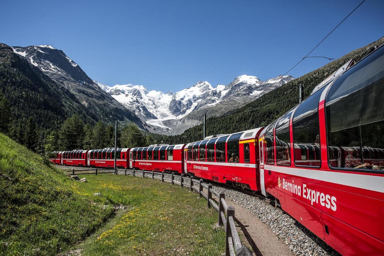 Casa Lalla Affittasi Nel Centro Di Poschiavo Eksteriør bilde